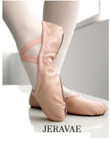 Clinton Split Sole Leather Ballet Technique Dance Shoes For Girls, Boys and Teens.  Available in Black or Nude Pink